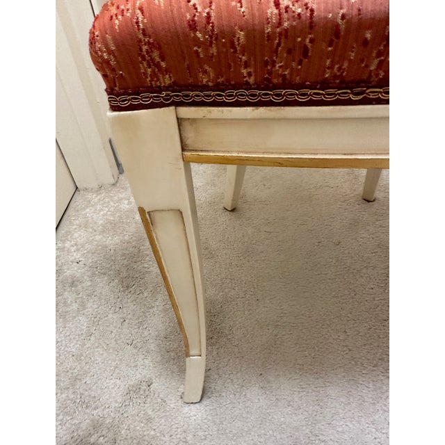 Wood 100% Made in Italy by Famous Caspani Tino Vintage Arm Chairs Hand Crafted and Painted . For Sale - Image 7 of 9