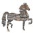 Rather Large Wood Horse Silhouette From a Blacksmith's Forge For Sale
