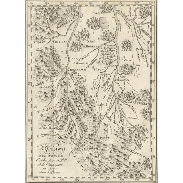 Antique French Jesuit Map by Portier, 1790s For Sale - Image 6 of 10