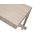 Campaign X-Frame Writing Desk in Stone Grey For Sale - Image 10 of 12