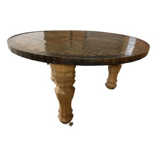 1960s Brass Top Table -Great Britain For Sale