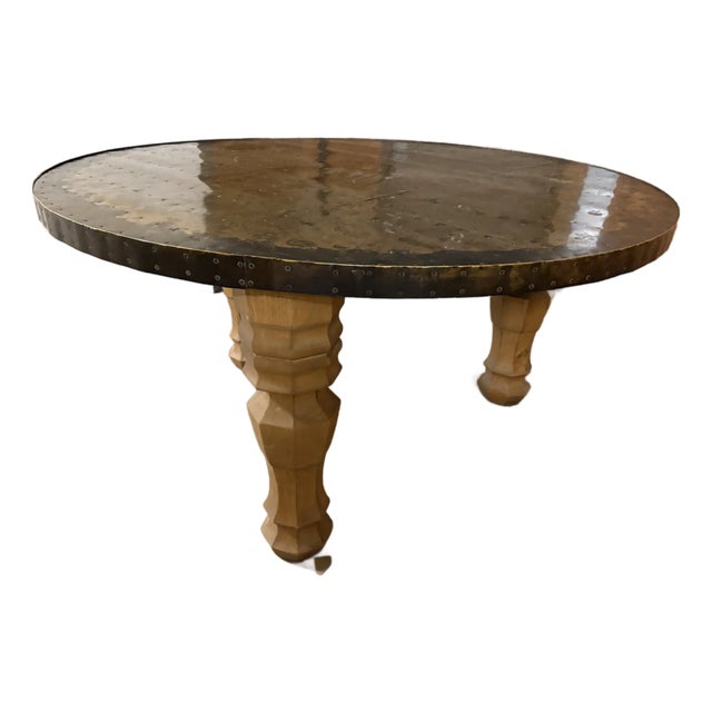 1960s Brass Top Table -Great Britain For Sale