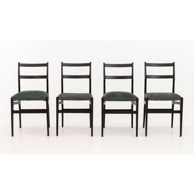 Set of 8 Gio Ponti for Cassina 646 Leggera Dining Chairs For Sale In New York - Image 6 of 15