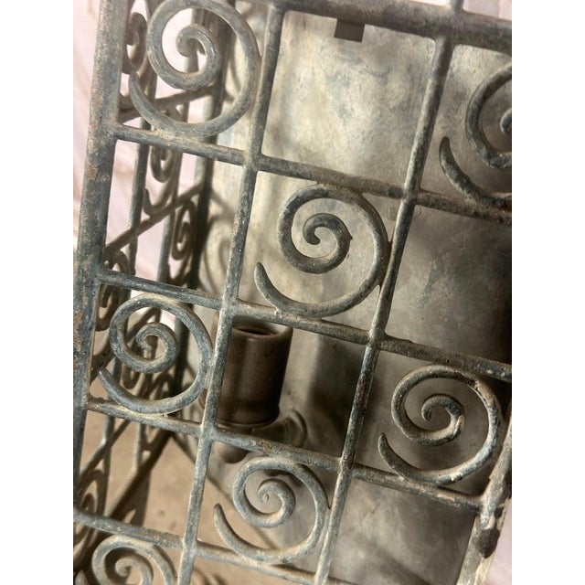 Pair of Gothic Revival Metal Iron Dragon Sconces For Sale - Image 10 of 12