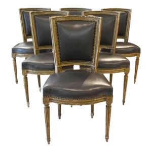 Set of 6 Antique Louis XVI Chairs