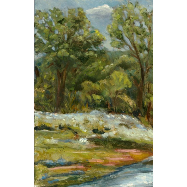 Texas Landscape, Contemporary Nostalgic Impressionism, Texas Hill Country For Sale - Image 4 of 12