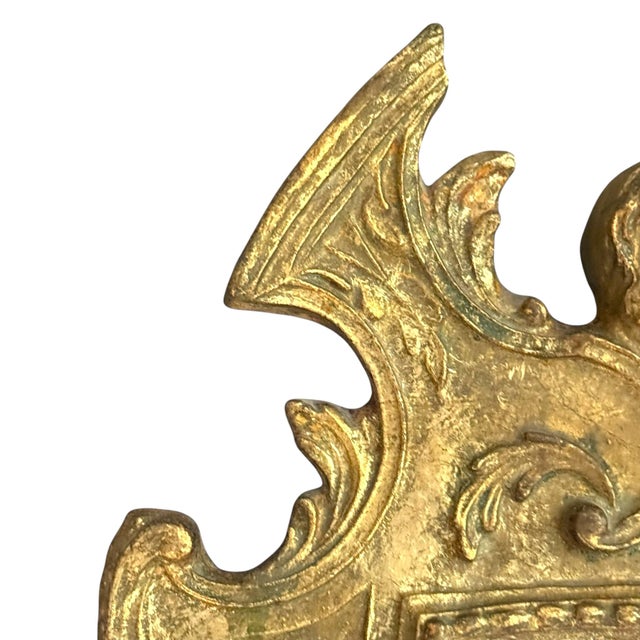 Late 19th Century Italian Baroque Revival Gilt Wood Wall Mirror For Sale - Image 4 of 9