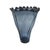 The softly tapered silhouette features beautiful swirling patterns within the glass, creating depth and visual texture. A...