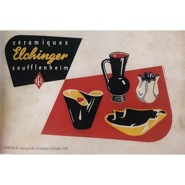 Yellow Infini Vase by Fernand Elchinger, 1950s For Sale - Image 6 of 7