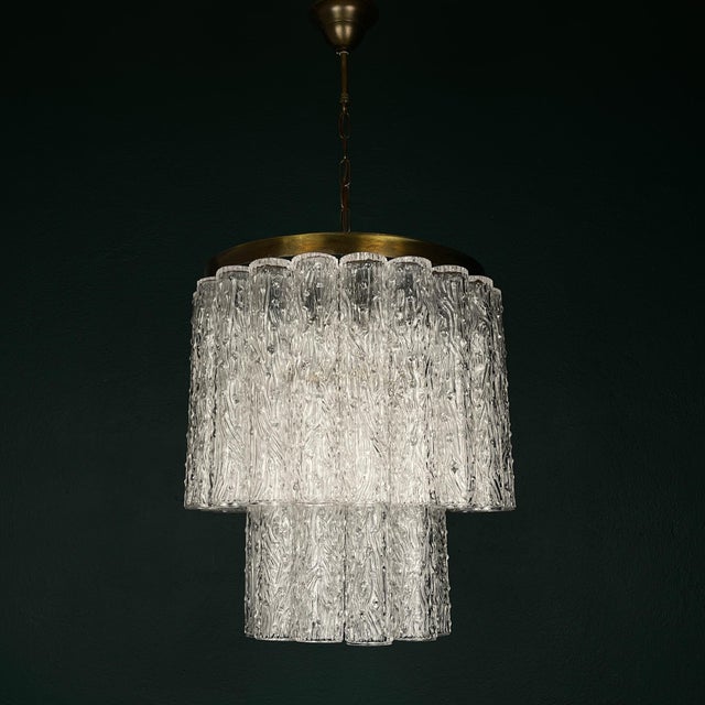 Murano Chandelier Tronchi by Venini, Italy, 1960s For Sale - Image 17 of 18
