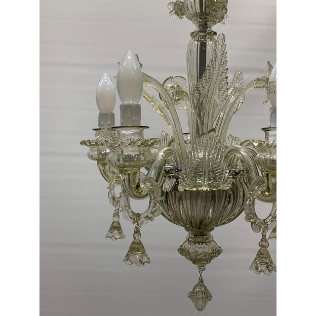 Chandelier attributed to Galliano Ferro of Murano, Italy, 1950 For Sale - Image 4 of 5