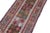 Burgundy Rustic Soumak Red/Gray Wool Runner Rug- 2'4'' X 11'7'' For Sale - Image 8 of 10
