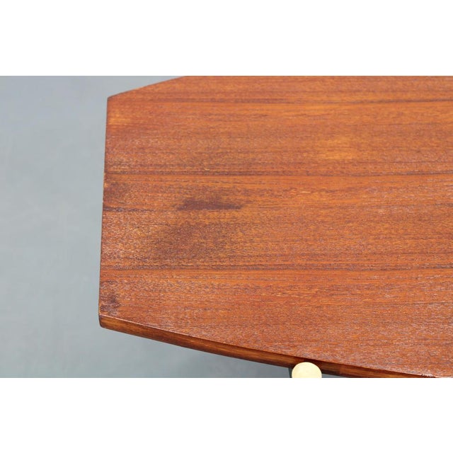 Vintage Italian Coffee Table with Teak Veneer, 1970s For Sale - Image 17 of 18