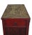 Wood Late 19th Century Hand Painted Circle of Mystic Bird Antique Gansu Tibetan Cabinet 2 For Sale - Image 7 of 10