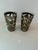 Traditional Vintage Sterling Silver Openwork Shot Glasses a Pair For Sale - Image 3 of 8
