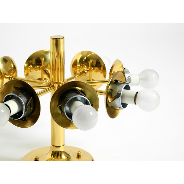 Vintage Space Age Brass Ceiling Lamp with Glass Balls from Kaiser Leuchten, 1960s For Sale - Image 13 of 18