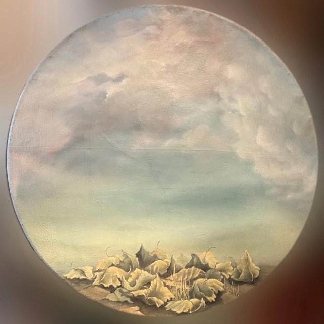 Peter Proksch, Tondo, 1979, Mixed Media Painting For Sale - Image 13 of 13