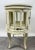 French Louis XV Provincial Style Distressed Off-White Serving Table W Tray For Sale In New York - Image 6 of 12