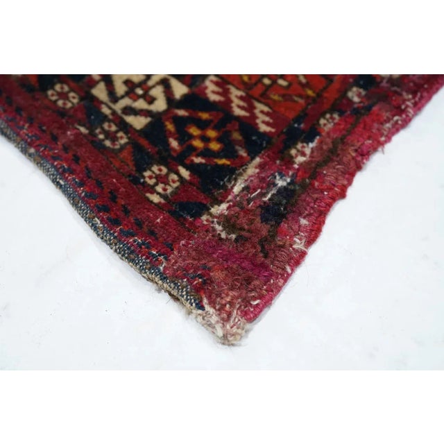 19th Century Antique Turkmen Rug 2'3'' x 4' For Sale - Image 5 of 11