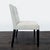 Modern Crate & Barrel Low Back Dining Chair With Button Tufting For Sale - Image 3 of 9