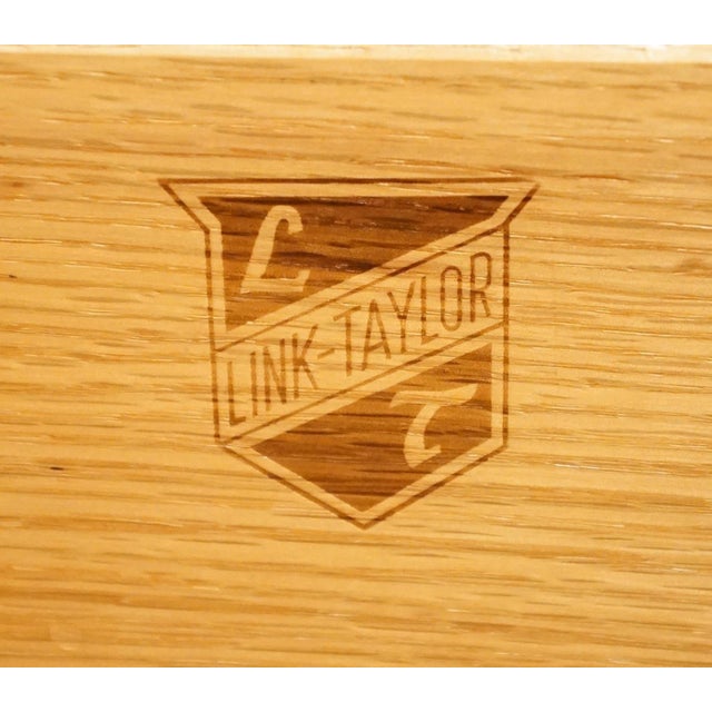 Wood Link Taylor Countryside Collection Solid Oak Early American Rustic 42" Chest on Chest 6606 For Sale - Image 7 of 13