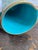 Bitossi Mid 20th Century Mid Century Modern Italian Turquoise and Gold Pitcher/Vase For Sale - Image 4 of 6