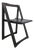 Black Folding Chair by Aldo Jacober for Alberto Bazzani, 1960s For Sale