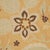 Contemporary SAMPLE - Schumacher Alessia Floral Fabric In Gold For Sale - Image 3 of 4