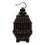 Late 19th Century Ebony Wood Cricket Cage With Gemstone Inlay, 200g, 9" Tall For Sale