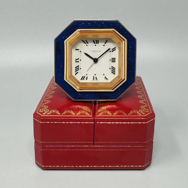 Vintage Pendulette Alarm Clock by Cartier, 1980s For Sale - Image 10 of 10