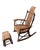 Late 20th Century Handcrafted Rustic Hickory Twig Rocking Chair With Matching Footstool Adirondack Lodge Style For Sale - Image 4 of 18