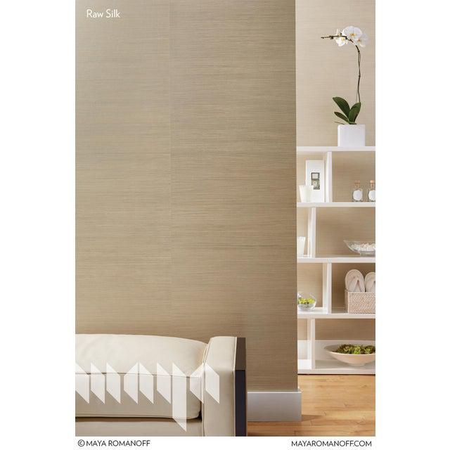 Sample Maya Romanoff Raw Silk Peal Charmeuse Hand Painted Vinyl Wallcovering Chairish Genuine raw silk wallpapers offer subtle textures and rich, vibrant colors from bright primaries to you will love the unmatched elegance of silk and satin wallpaper, so use our helpful categories to. chairish