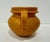 1960s Vk Studio Keramik 1960s Mustard Yellow Orange Handled Velus Vase Jar Germany MCM For Sale - Image 5 of 8