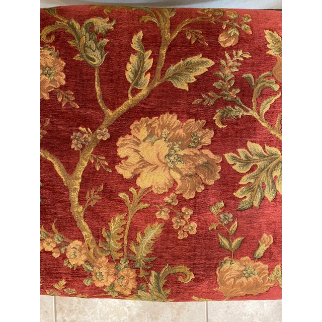 Traditional Lion Paw Ottoman a Pair For Sale - Image 3 of 13