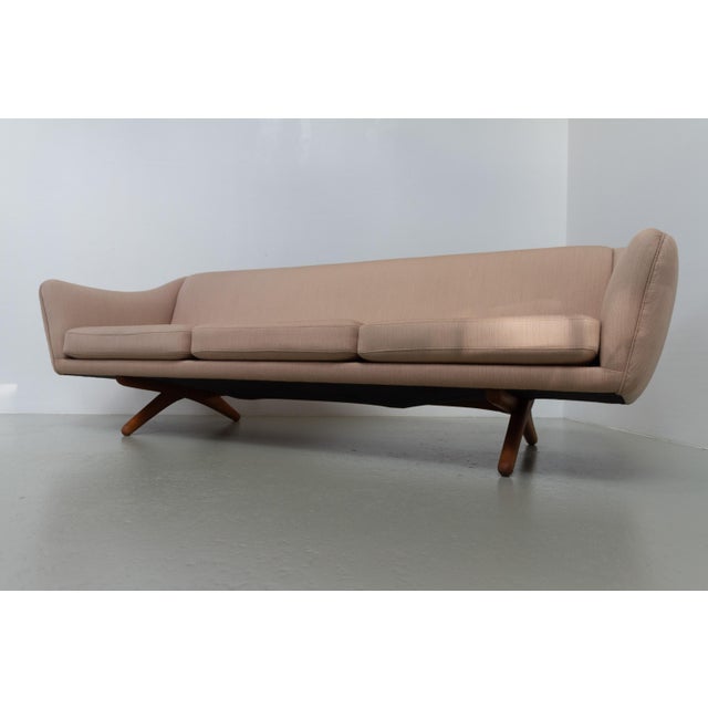 Mid-Century Danish ML-140 3-Seater Sofa from Illum Wikkelsø, 1960s For Sale - Image 17 of 18
