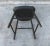 Original Black Painted Step Down New England Windsor Chair, Dated 1812 For Sale - Image 9 of 10
