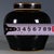 Black Glazed Porcelain Ginger Jar With Brown Rim and Unusual Glaze Break For Sale - Image 9 of 9