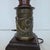 Wood Mid 20th Century Neoclassical Frederick Cooper Mahogany Brass Table Lamp W/ Shade For Sale - Image 7 of 10