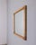 Rectangular wall mirror with bamboo and wicker frame, Italian design, 1960s.