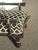 Black Vintage Chinoiserie Asian Black Lounge Chair With Brass For Sale - Image 8 of 12