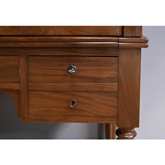 Restoration Mahogany Cylinder Desk, Early 19th Century For Sale - Image 9 of 18