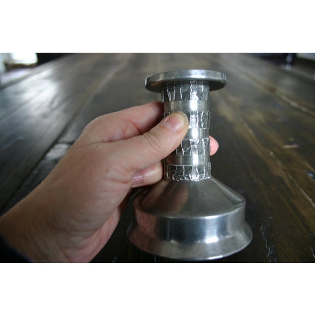 Vintage Danish Pewter Candleholder from Jyde Kunst, 1960s For Sale - Image 15 of 16