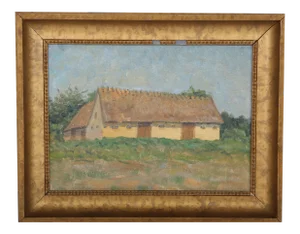 Danish Artist, Landscape, 1950s, Acrylic on Canvas