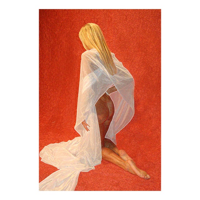 Vincenzo Marega, Composition 4, Nude, 2026, Giclee Print on Canvas For Sale
