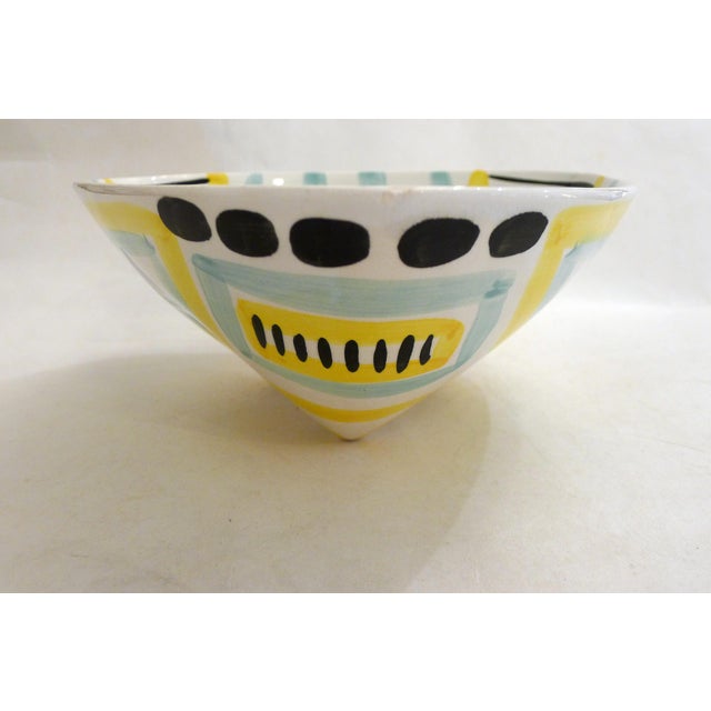 Vintage Tripod Bowl in Revernay Earthenware, 1950s For Sale - Image 9 of 14