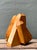 Vintage MCM Faceted Wood Sculpture For Sale - Image 11 of 12
