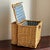 Mid-20th Century Wicker Picnic Basket For Sale - Image 9 of 12