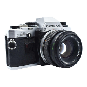 1970's Olympus Om-10 35mm SLR Camera With Zuiko 50mm Lens - Japan