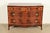 A gorgeous antique Georgian or Federal style serpentine front four-drawer dresser or chest of drawers In the manner of...