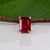 Estate 13.9Ct Madagascar Ruby Ring: Solid 10k Gold – Emerald Cut, Size 6.75 For Sale In Columbus - Image 6 of 10